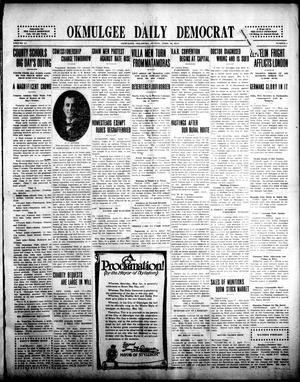 Okmulgee Daily Democrat (Okmulgee, Okla.), Vol. 6, No. 1, Ed. 1 Sunday, April 18, 1915