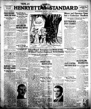 Henryetta Daily Standard (Henryetta, Okla.), Vol. 1, No. 117, Ed. 1 Tuesday, August 21, 1923