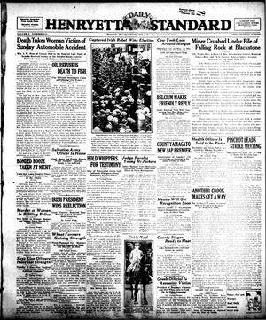 Henryetta Daily Standard (Henryetta, Okla.), Vol. 1, No. 123, Ed. 1 Tuesday, August 28, 1923