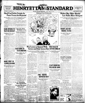 Henryetta Daily Standard (Henryetta, Okla.), Vol. 1, No. 126, Ed. 1 Friday, August 31, 1923