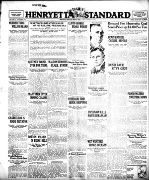 Henryetta Daily Standard (Henryetta, Okla.), Vol. 1, No. 162, Ed. 1 Sunday, October 14, 1923