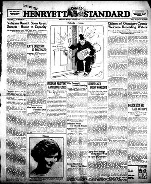 Henryetta Daily Standard (Henryetta, Okla.), Vol. 1, No. 167, Ed. 1 Friday, October 19, 1923