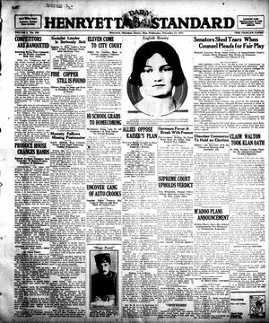 Henryetta Daily Standard (Henryetta, Okla.), Vol. 1, No. 189, Ed. 1 Wednesday, November 14, 1923
