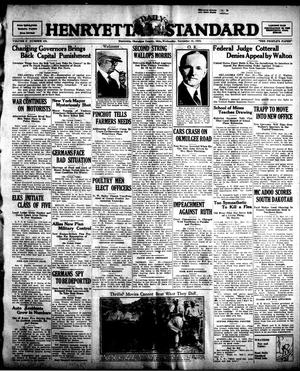 Henryetta Daily Standard (Henryetta, Okla.), Vol. 1, No. 195, Ed. 1 Wednesday, November 21, 1923