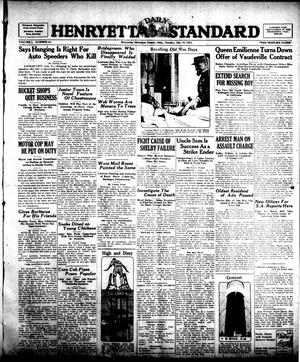 Henryetta Daily Standard (Henryetta, Okla.), Vol. 1, No. 81, Ed. 1 Tuesday, July 10, 1923