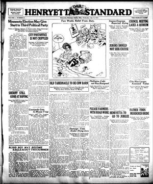 Henryetta Daily Standard (Henryetta, Okla.), Vol. 1, No. 88, Ed. 1 Wednesday, July 18, 1923