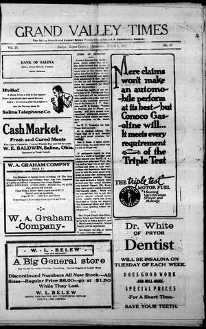 Grand Valley Times (Salina, Okla.), Vol. 15, No. 48, Ed. 1 Friday, March 2, 1928