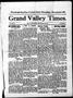 Newspaper: Grand Valley Times. (Salina, Okla.), Vol. 16, No. 33, Ed. 1 Friday, N…