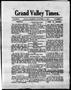 Newspaper: Grand Valley Times. (Salina, Okla.), Vol. 16, No. 47, Ed. 1 Friday, D…