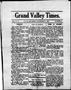 Newspaper: Grand Valley Times. (Salina, Okla.), Vol. 16, No. 48, Ed. 1 Friday, D…