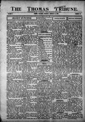 The Thomas Tribune. (Thomas, Okla.), Vol. 5, No. 27, Ed. 1 Thursday, February 28, 1907