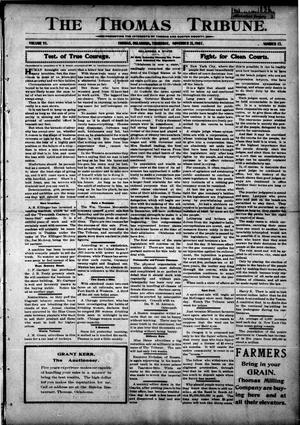 The Thomas Tribune. (Thomas, Okla.), Vol. 6, No. 13, Ed. 1 Thursday, November 21, 1907