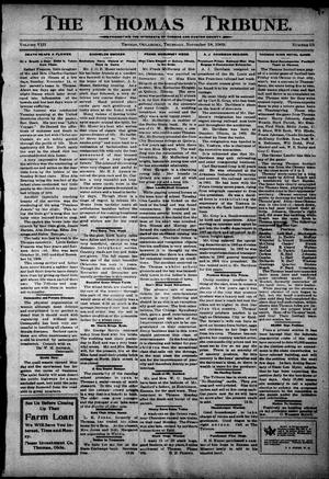 The Thomas Tribune. (Thomas, Okla.), Vol. 8, No. 13, Ed. 1 Thursday, November 18, 1909