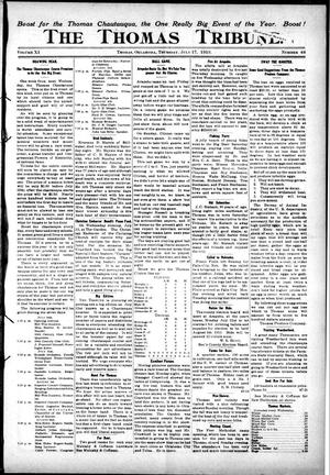 The Thomas Tribune. (Thomas, Okla.), Vol. 11, No. 48, Ed. 1 Thursday, July 17, 1913