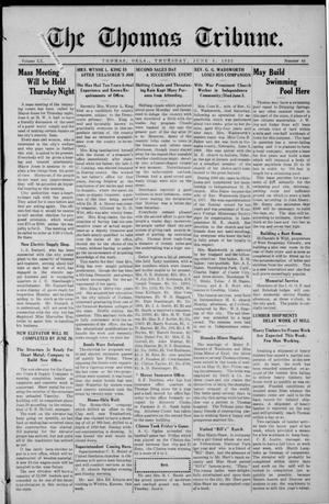 The Thomas Tribune. (Thomas, Okla.), Vol. 20, No. 44, Ed. 1 Thursday, June 8, 1922