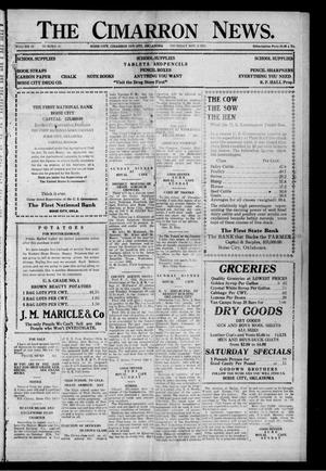 The Cimarron News. (Boise City, Okla.), Vol. 27, No. 15, Ed. 1 Thursday, November 6, 1924