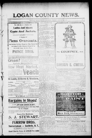 Logan County News. (Crescent, Okla.), Vol. 4, No. 21, Ed. 1 Friday, January 19, 1906