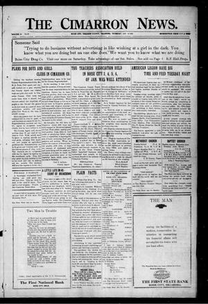 The Cimarron News. (Boise City, Okla.), Vol. 24, No. 24, Ed. 1 Thursday, January 12, 1922