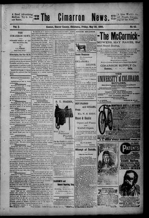 The Cimarron News. (Kenton, Okla.), Vol. 2, No. 42, Ed. 1 Friday, May 25, 1900