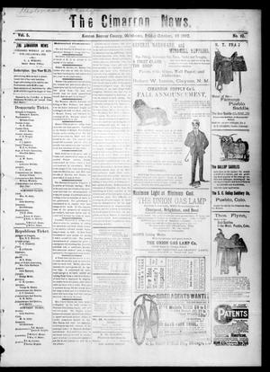 The Cimarron News. (Kenton, Okla.), Vol. 5, No. 10, Ed. 1 Friday, October 10, 1902