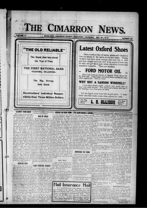 The Cimarron News. (Boise City, Okla.), Vol. 17, No. 45, Ed. 1 Thursday, May 27, 1915