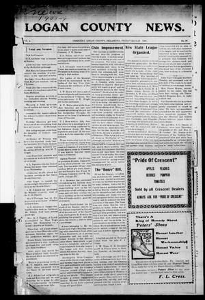 Logan County News. (Crescent, Okla.), Vol. 4, No. 30, Ed. 1 Friday, March 27, 1908