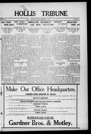 Hollis Tribune (Hollis, Okla.), Vol. 1, No. 26, Ed. 1 Friday, February 10, 1911