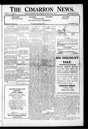 The Cimarron News. (Boise City, Okla.), Vol. 26, No. 33, Ed. 1 Thursday, March 13, 1924