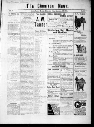 The Cimarron News. (Kenton, Okla.), Vol. 5, No. 26, Ed. 1 Friday, January 30, 1903