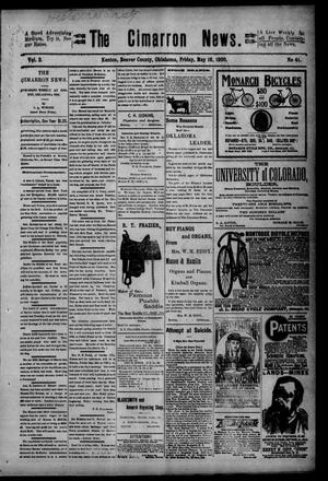 The Cimarron News. (Kenton, Okla.), Vol. 2, No. 41, Ed. 1 Friday, May 18, 1900