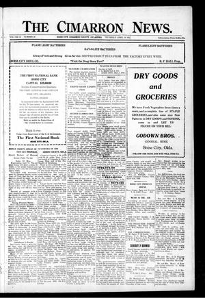 The Cimarron News. (Boise City, Okla.), Vol. 26, No. 38, Ed. 1 Thursday, April 17, 1924