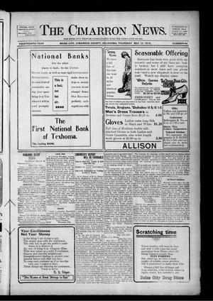 The Cimarron News. (Boise City, Okla.), Vol. 14, No. 44, Ed. 1 Thursday, May 16, 1912