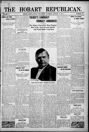 The Hobart Republican. (Hobart, Okla.), Vol. 11, No. 43, Ed. 1 Thursday, January 15, 1914