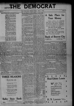 The Democrat (Beaver, Okla.), Vol. 10, No. 40, Ed. 1 Thursday, March 4, 1920