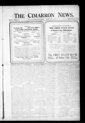 The Cimarron News. (Boise City, Okla.), Vol. 18, No. 42, Ed. 1 Thursday, May 11, 1916