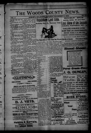 The Woods County News. (Augusta, Okla.), Vol. 2, No. 47, Ed. 1 Saturday, November 10, 1900