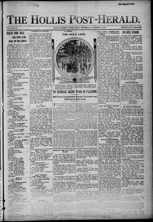 The Hollis Post-Herald. (Hollis, Okla.), Vol. 16, No. 15, Ed. 1 Thursday, December 19, 1918