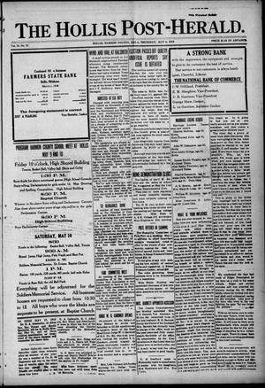 The Hollis Post-Herald. (Hollis, Okla.), Vol. 16, No. 25, Ed. 1 Thursday, May 8, 1919