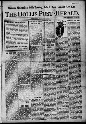 The Hollis Post-Herald. (Hollis, Okla.), Vol. 16, No. 33, Ed. 1 Thursday, July 10, 1919
