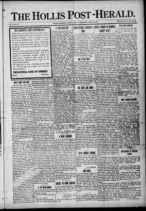 The Hollis Post-Herald. (Hollis, Okla.), Vol. 16, No. 32, Ed. 1 Thursday, July 3, 1919