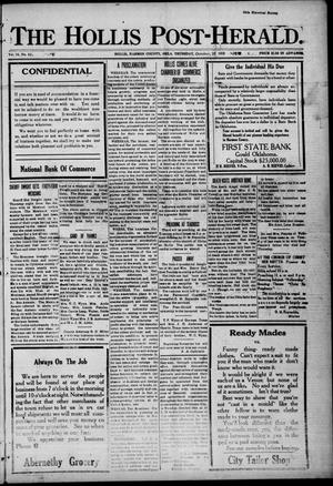 The Hollis Post-Herald. (Hollis, Okla.), Vol. 16, No. 49, Ed. 1 Friday, October 31, 1919