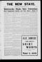 Newspaper: The New State. (Haileyville, Okla.), Vol. 4, No. 50, Ed. 1 Friday, Fe…