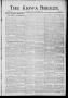 Thumbnail image of item number 1 in: 'The Kiowa Breeze. (Kiowa, Indian Terr.), Vol. 3, No. 33, Ed. 1 Friday, November 4, 1904'.