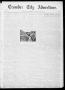 Thumbnail image of item number 1 in: 'Crowder City Advertiser. (Juanita, Indian Terr.), Vol. 10, No. 33, Ed. 1 Friday, March 25, 1904'.