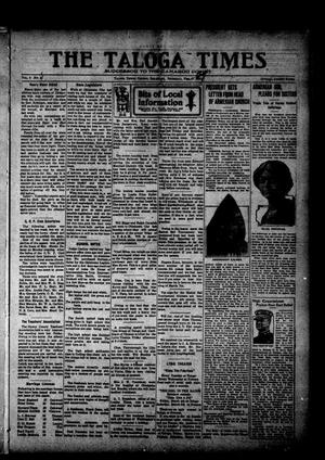 The Taloga Times (Taloga, Okla.), Vol. 9, No. 48, Ed. 2 Thursday, February 17, 1921