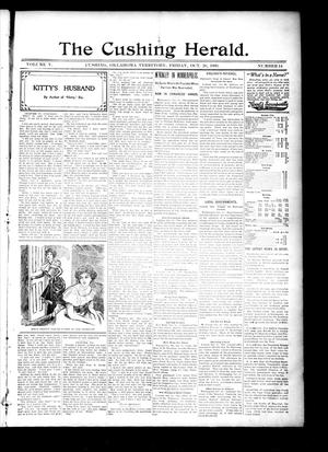 The Cushing Herald. (Cushing, Okla. Terr.), Vol. 5, No. 14, Ed. 1 Friday, October 20, 1899
