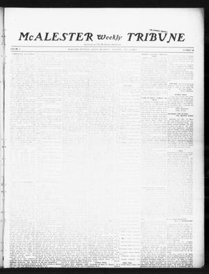 McAlester Weekly Tribune (McAlester, Okla.), Vol. 4, No. 16, Ed. 1 Thursday, May 29, 1913