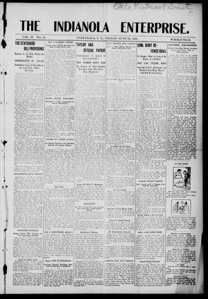 The Indianola Enterprise. (Indianola, Indian Terr.), Vol. 2, No. 43, Ed. 1 Friday, June 22, 1906
