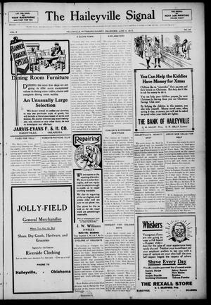 The Haileyville Signal (Haileyville, Okla.), Vol. 8, No. 30, Ed. 1 Friday, June 8, 1917
