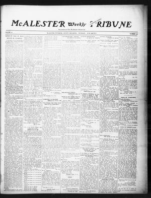 McAlester Weekly Tribune (McAlester, Okla.), Vol. 4, No. 20, Ed. 1 Thursday, June 26, 1913